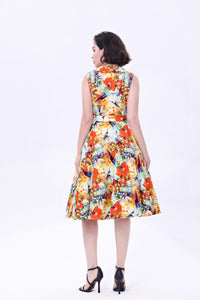 MISS LULO - "JANI" HUMMINGBIRD DRESS