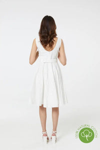 TIMELESS- WHITE EYELET DRESS