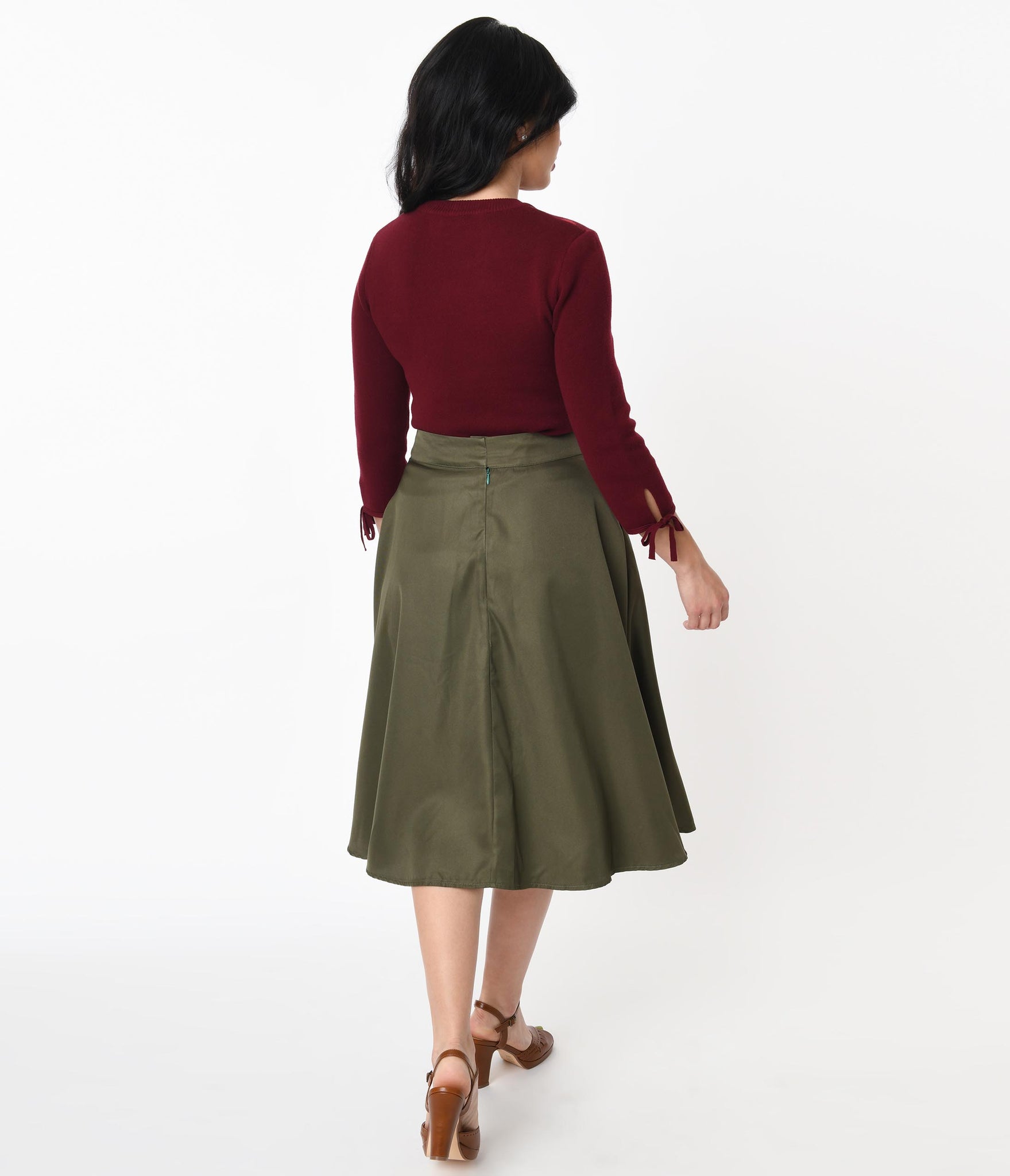 Vintage khaki outlet skirt