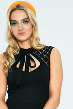 Load image into Gallery viewer, FINAL SALE VOODOO VIXEN- WEB TIE TOP DRESS
